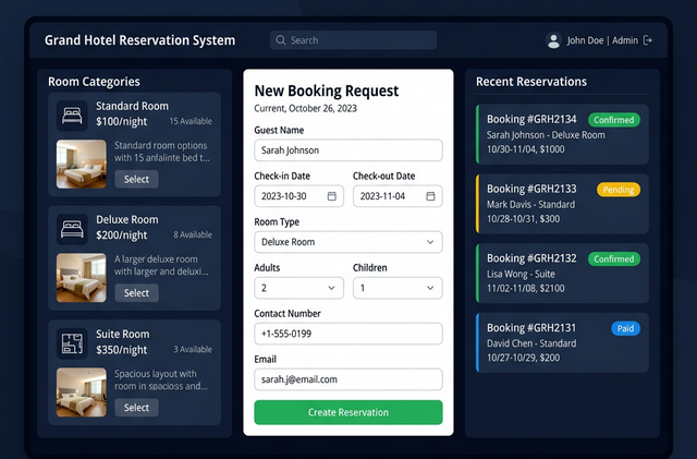 Hotel Reservation System
